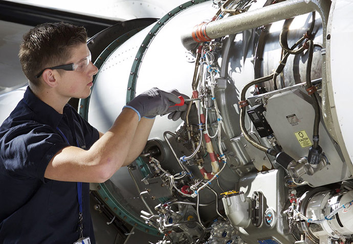 Man improving Education and Skills in Aviation for Gateway East Doncaster
